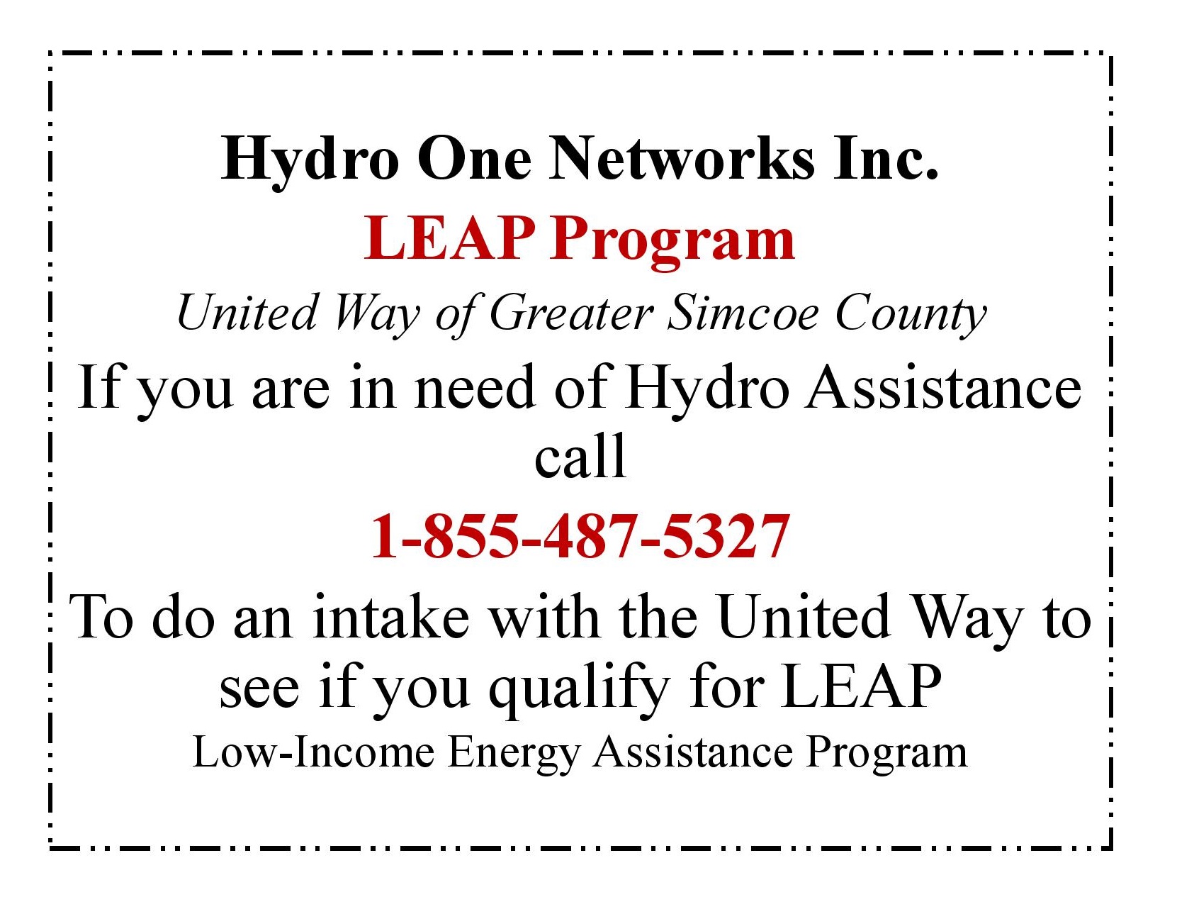 Low-Income Energy Assistance Program